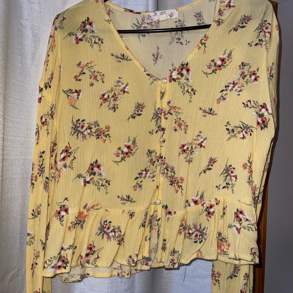 Hippie rose shirt